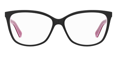 Premium Women Moschino Love Model Eyeglasses: MOL546 - Black Fuchsia- SpecSMART Eye Clinic 
 (Front View)
